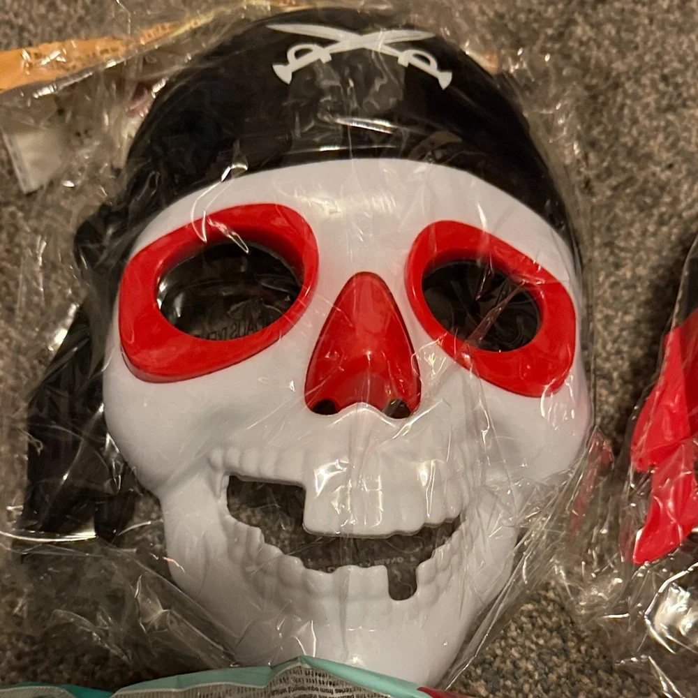Pirate and Princess Kids Costume Light Up Masks Set